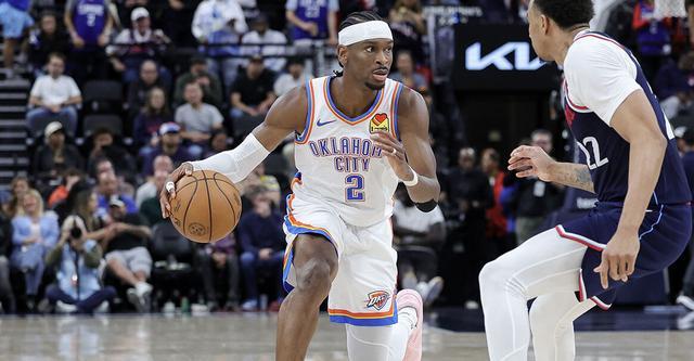 雷霆客场大胜快船提前锁定西部第一 亚历山大