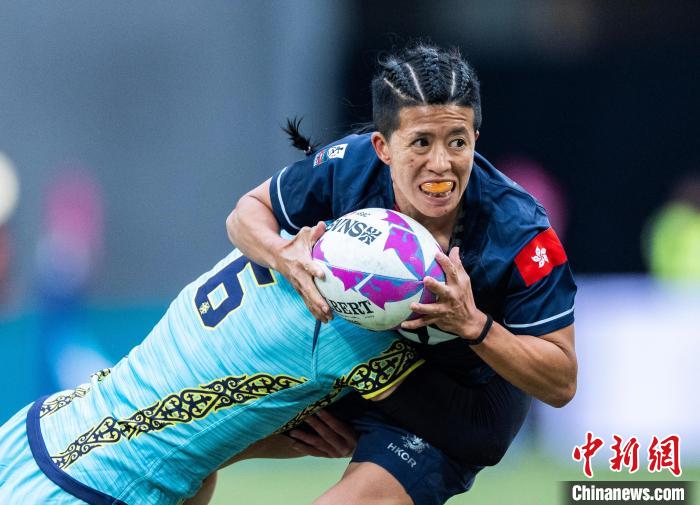 香港国际七人橄榄球赛在启德体育园收官：中国